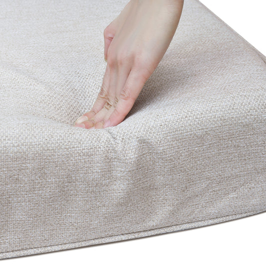 JP Outdoor 2-Piece Deep Seat Cushion,Patio Chair Cushion Set,Water Repellent,Fade Resistant,Khaki