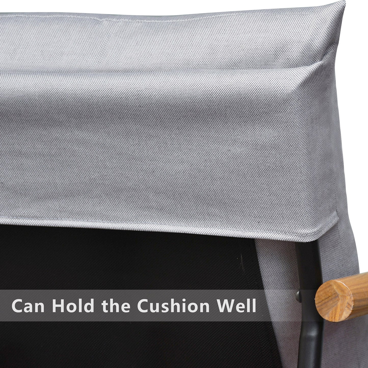 JP OUTDOOR Indoor Modern Sling Accent Chair Cushion(Only Cushion), Gray