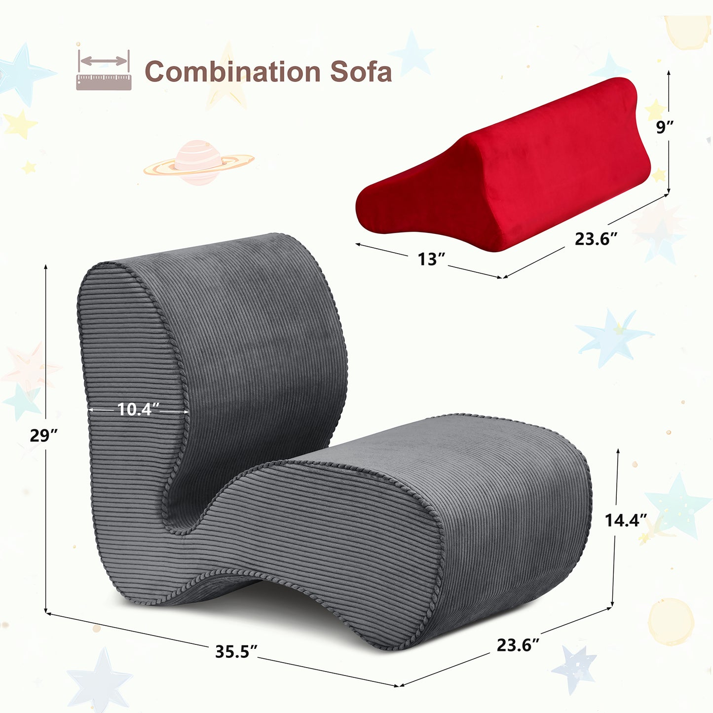 JP OUTDOOR Lounge Chair for Adult,Soft 28D Sponge Core,Skin-Friendly Dutch Velvet Fabric