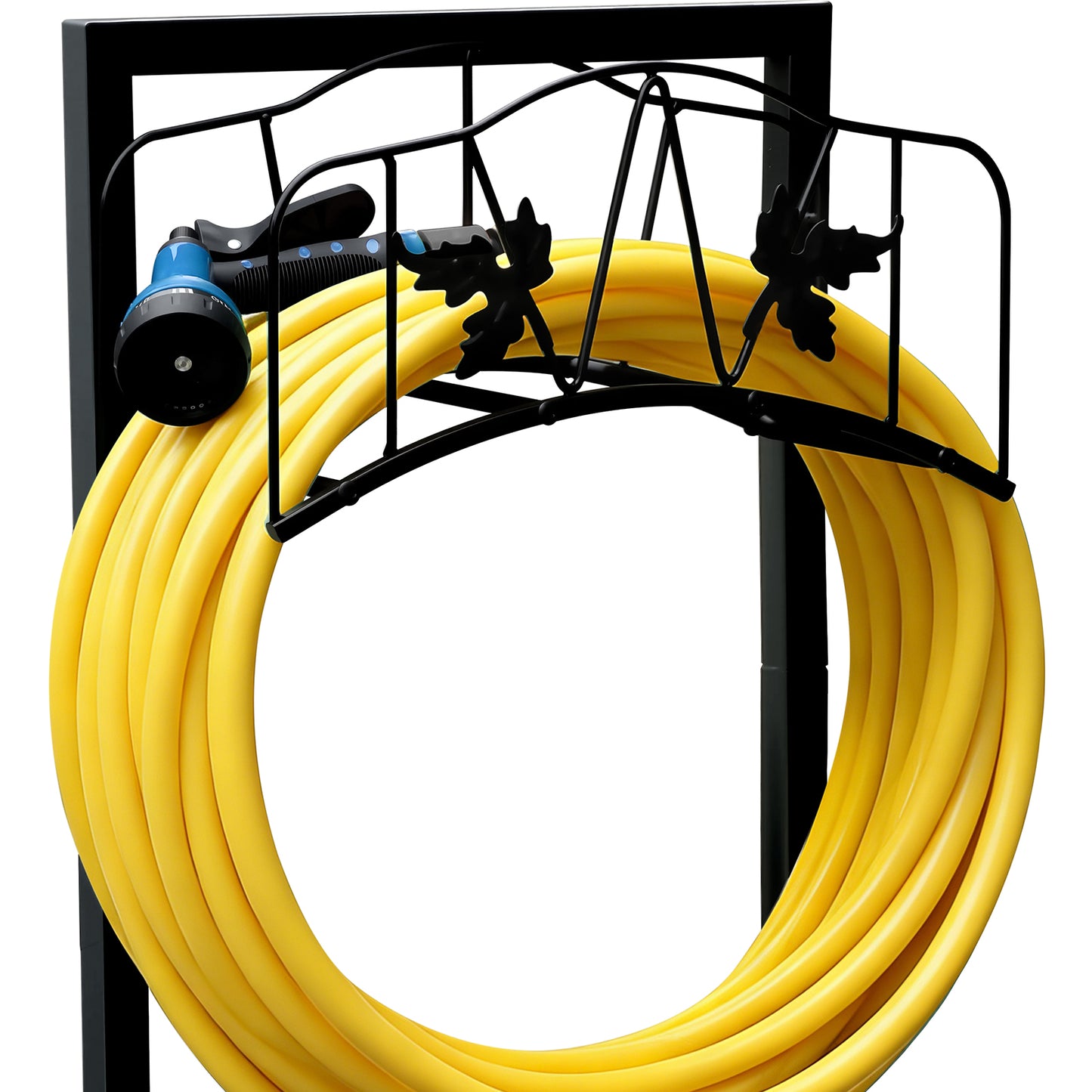 JP Outdoor Detachable Garden Hose Holder, Freestanding Water Hose Holder for Outdoor Yard Lawn
