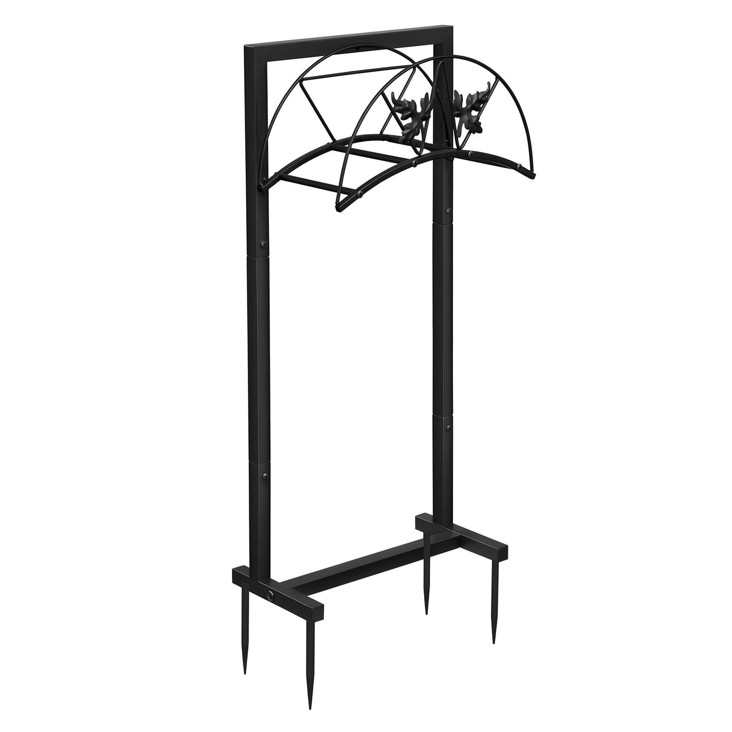 JP Outdoor Detachable Garden Hose Holder with, Freestanding Water Hose Holder for Outdoor Yard Lawn