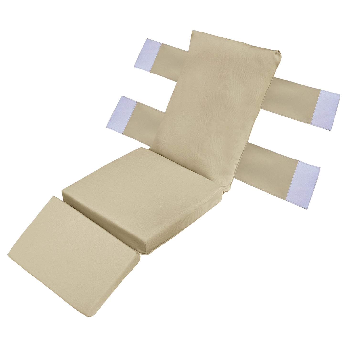 JP Outdoor Patio Recliner Cushion,&nbsp;Outdoor&nbsp;Chair Replacement Waterproof Cushion，Khaki