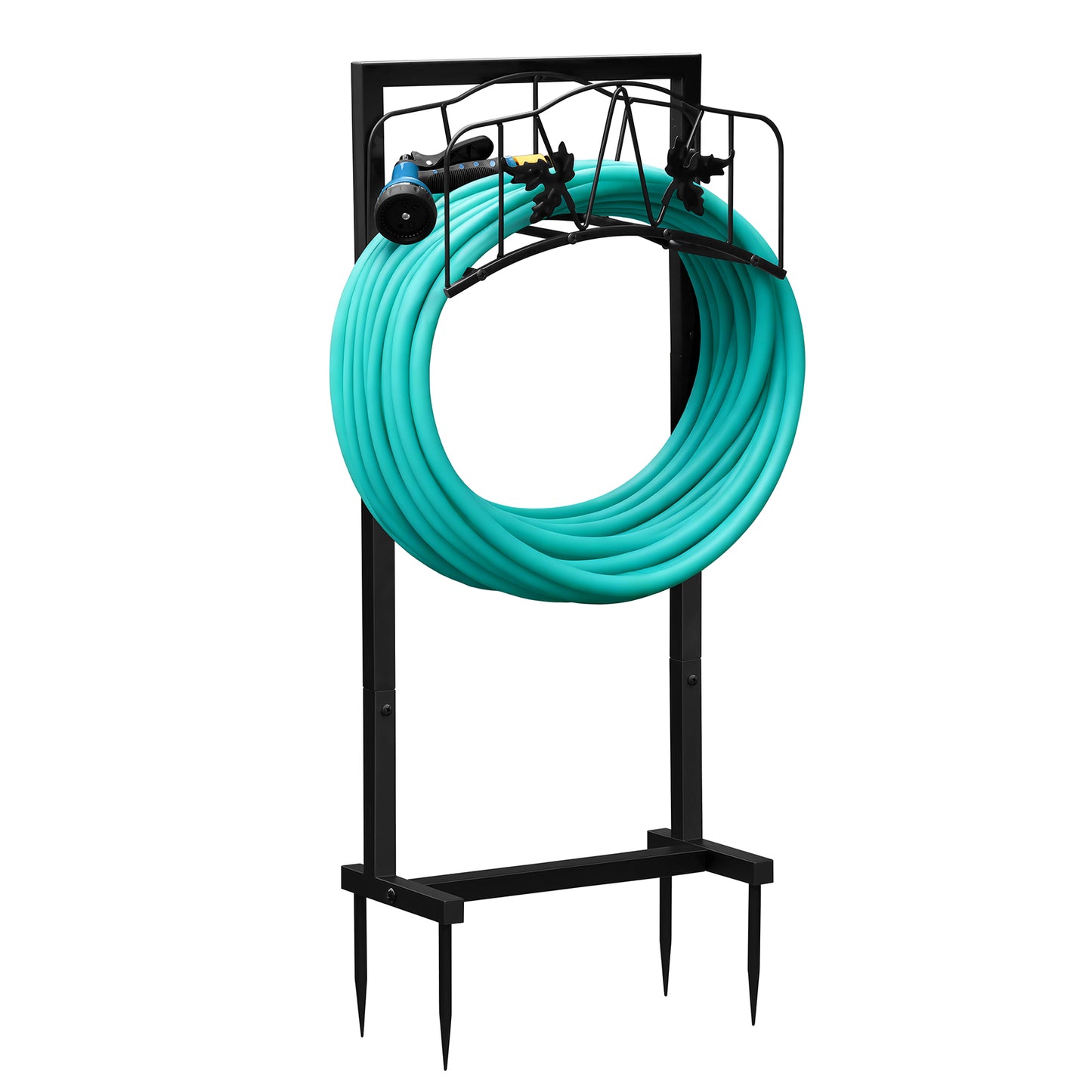 JP Outdoor Detachable Garden Hose Holder, Freestanding Water Hose Holder for Outdoor Yard Lawn