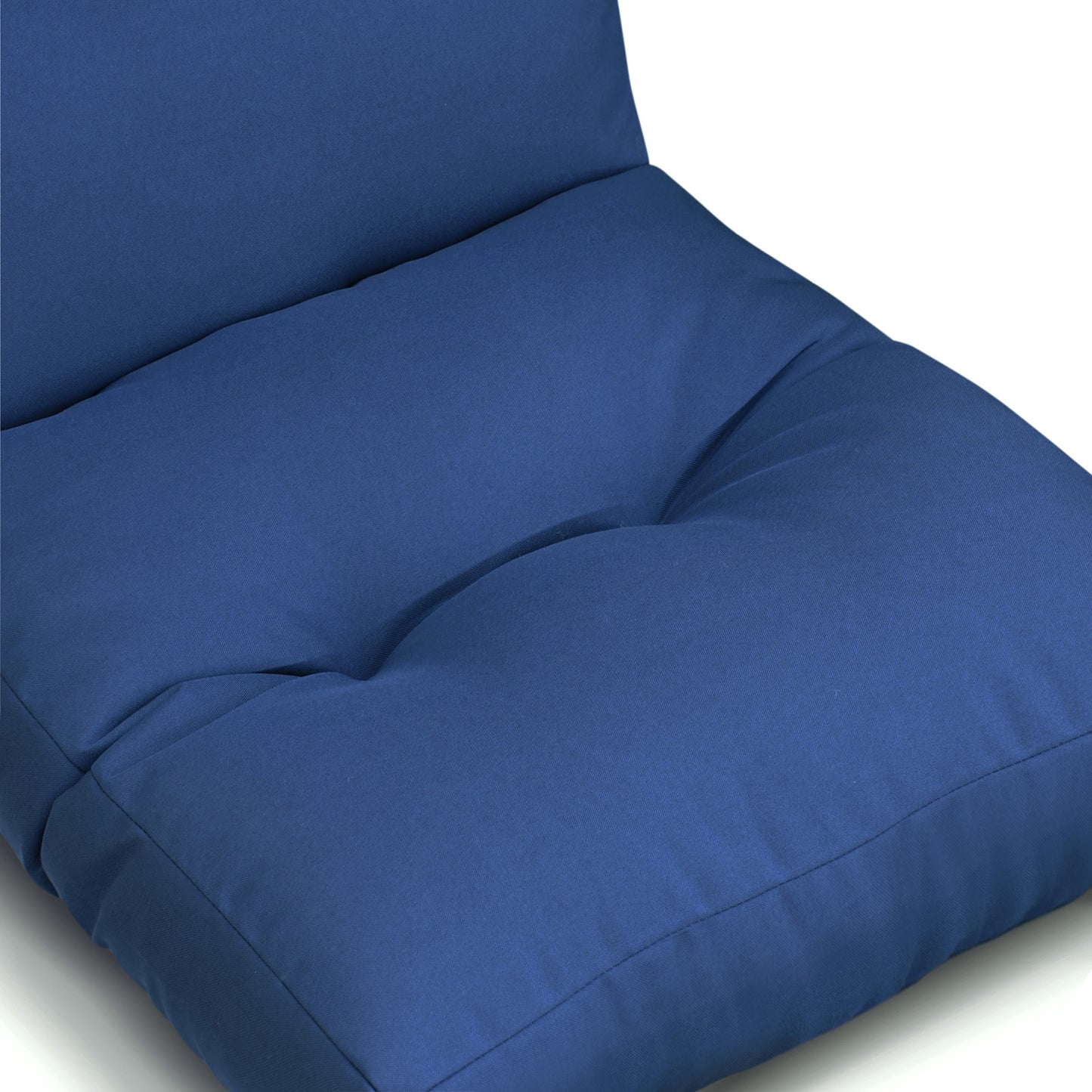 JP OUTDOOR 19.7”x 46.5”x 4” Outdoor Seat and Back Cushion for Adirondack Chairs,Navy Blue