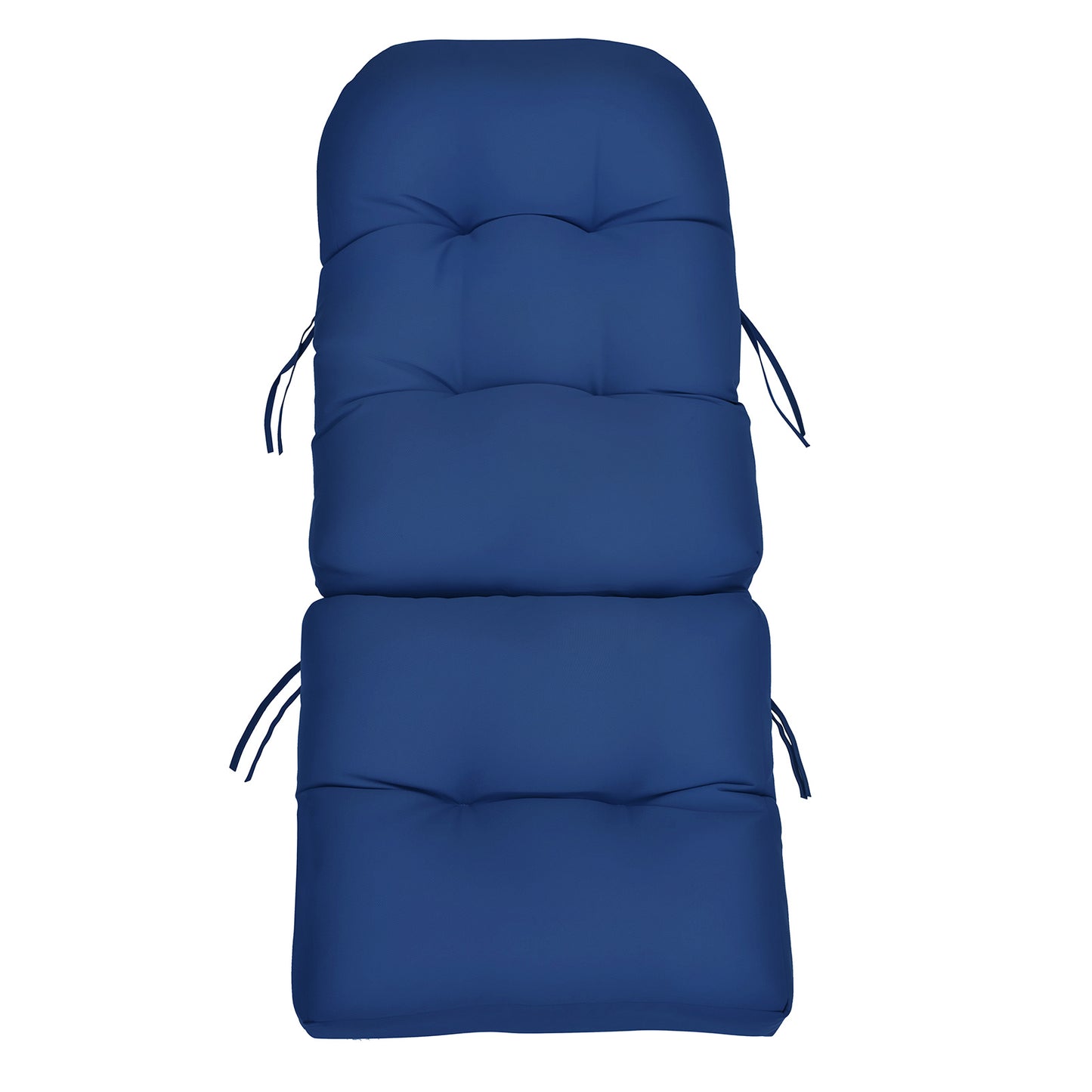 JP OUTDOOR 19.7”x 46.5”x 4” Outdoor Seat and Back Cushion for Adirondack Chairs,Navy Blue