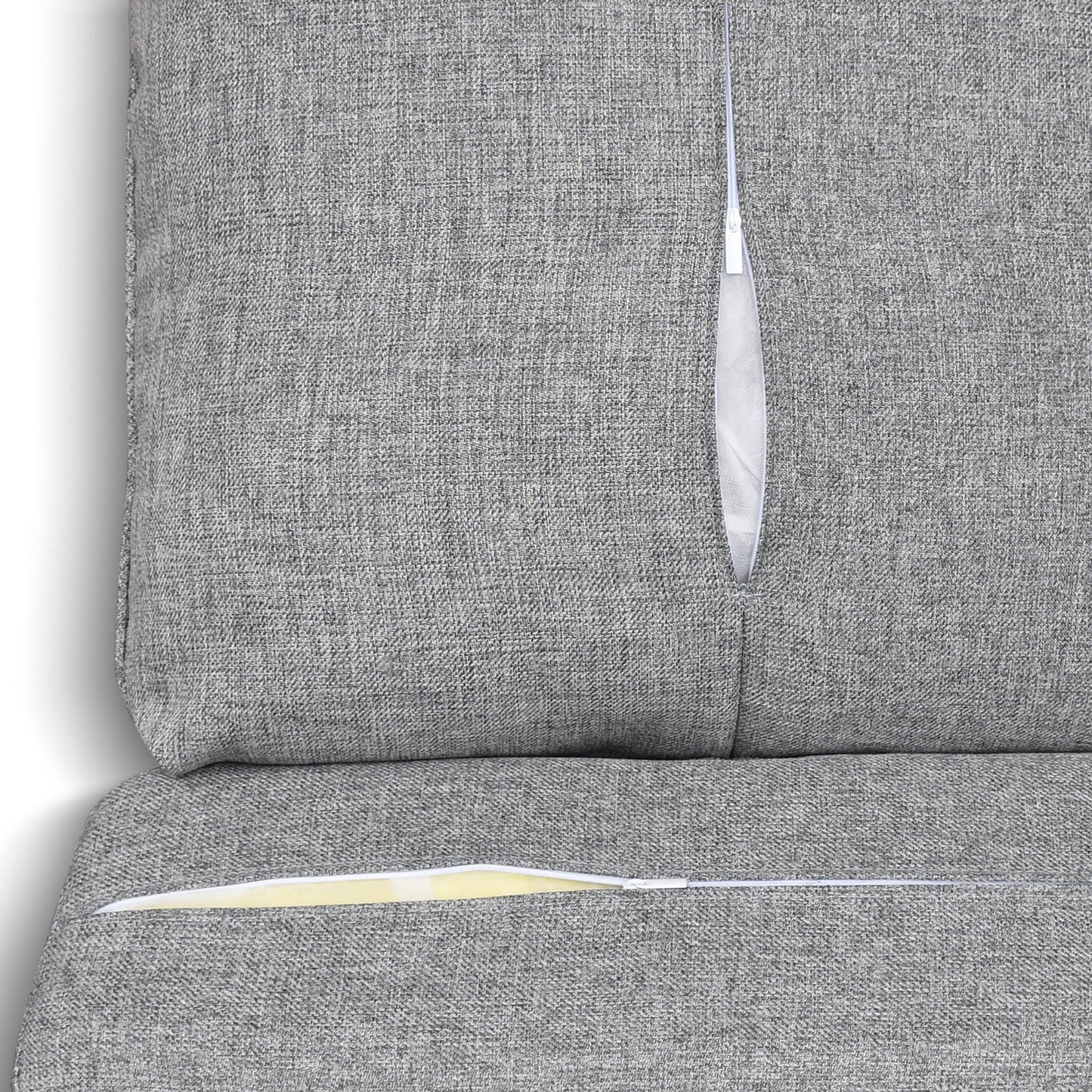 JP Outdoor Replacement Cushion for Indoor or Outdoor Recliner Chair,5.5” Thick, Anti-fade & Waterproof,Grey