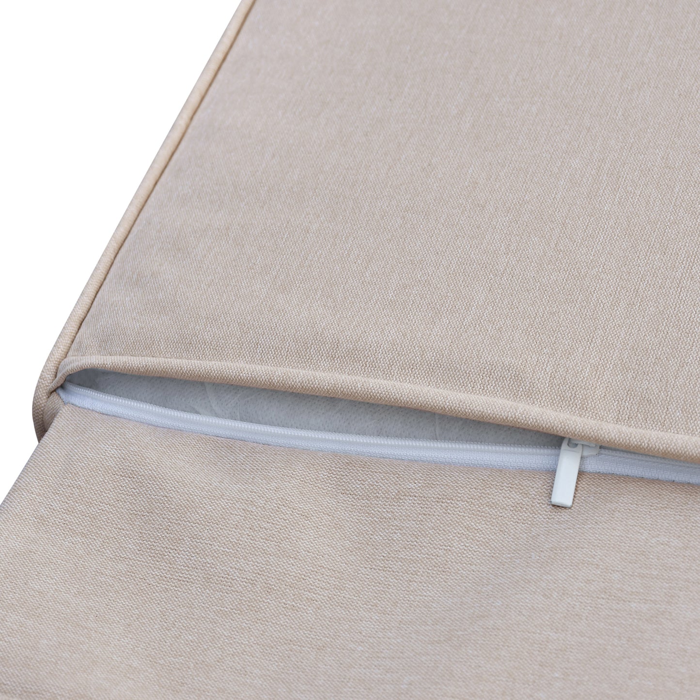 JP Outdoor Replacement Cushion for Indoor or Outdoor Recliner Chair,Flaxen