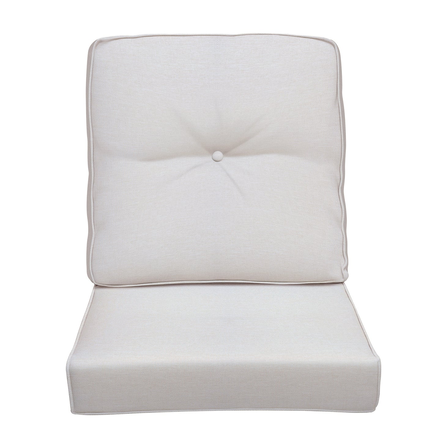 JP Outdoor 2-Piece Deep Seat Cushion,Patio Chair Cushion Set,Water Repellent,Fade Resistant,Beige