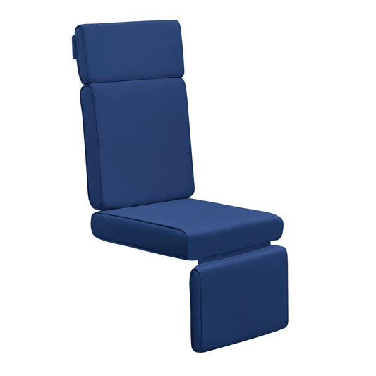 JP Outdoor Patio Recliner Cushion,Replacement Cushion for Outdoor Recliner,Navy Blue