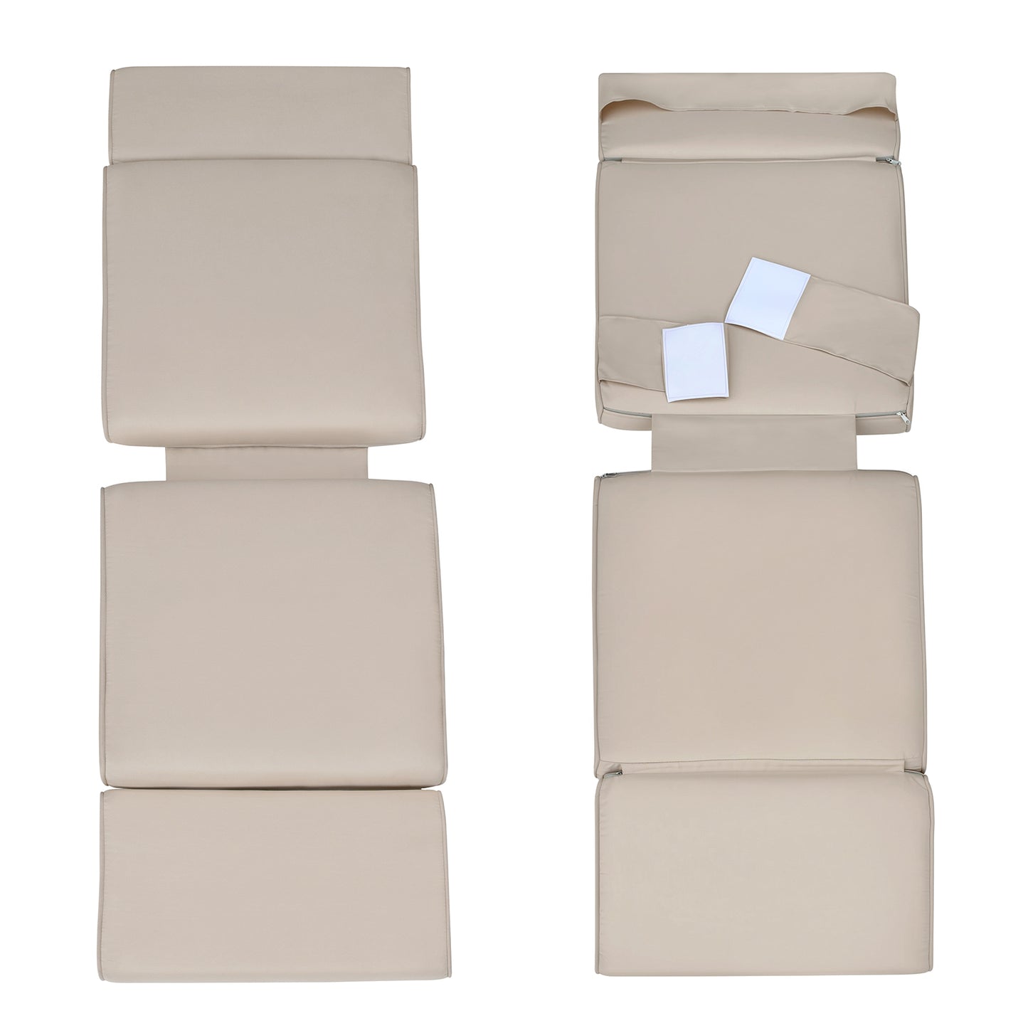 JP Outdoor Replacement Recliner Waterproof Cushion,Khaki