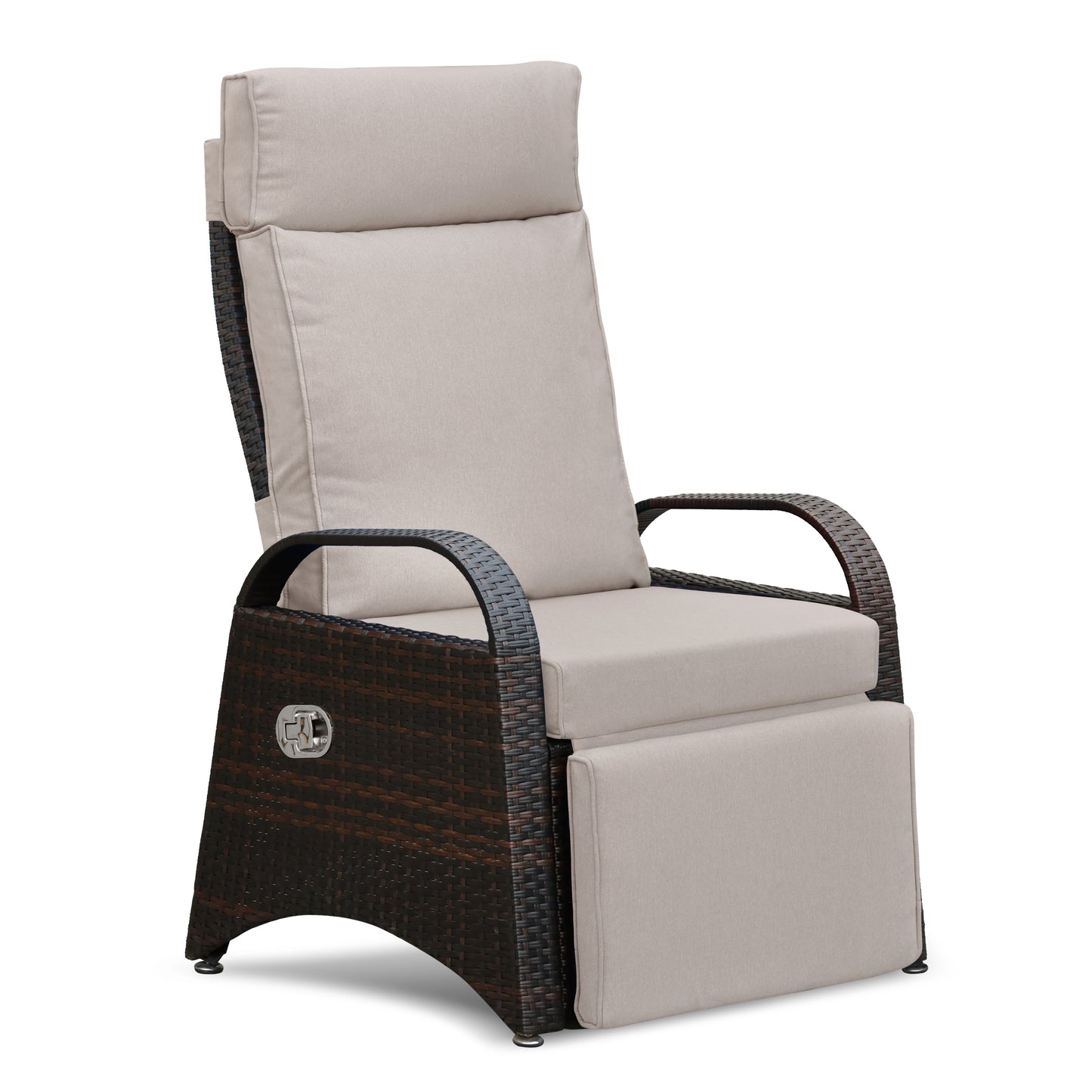 JP Outdoor Replacement Cushion for Indoor or Outdoor Recliner Chair,Flaxen