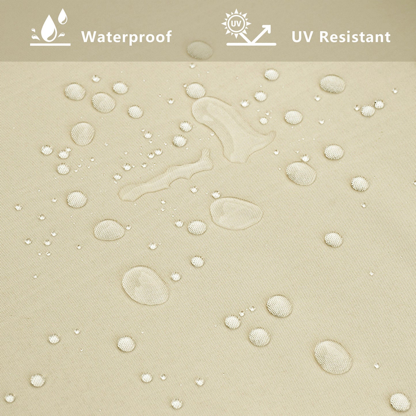 JP Outdoor Patio Recliner Cushion,&nbsp;Outdoor&nbsp;Chair Replacement Waterproof Cushion，Khaki