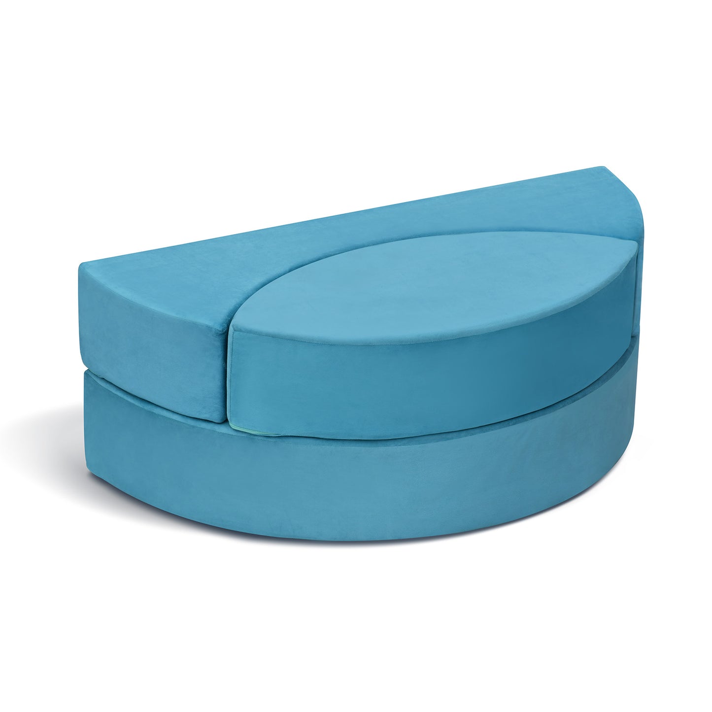 JP OUTDOOR Modular Kids Play Couch, Toddler Furniture Lounger Sofa ,Blue