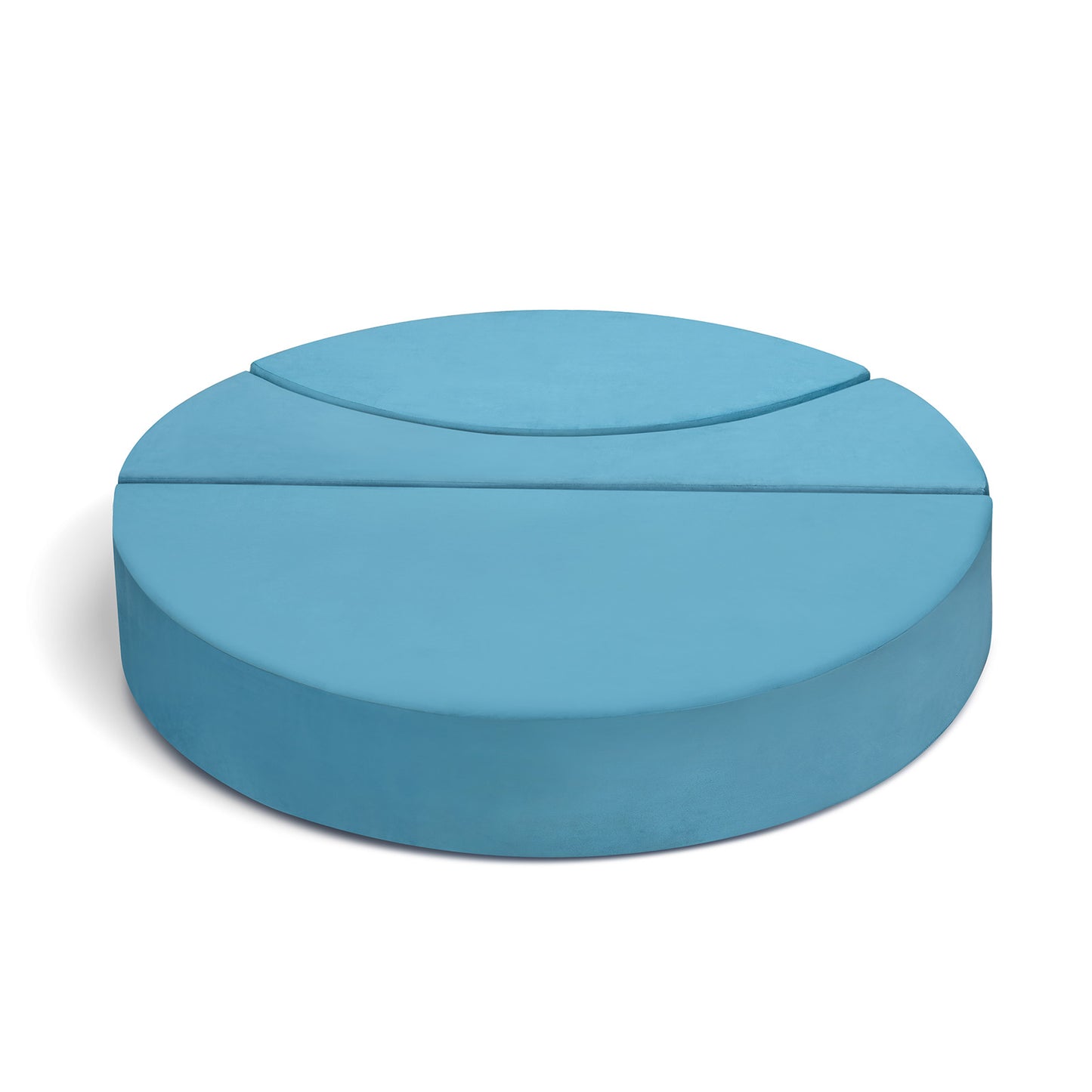 JP OUTDOOR Modular Kids Play Couch, Toddler Furniture Lounger Sofa ,Blue